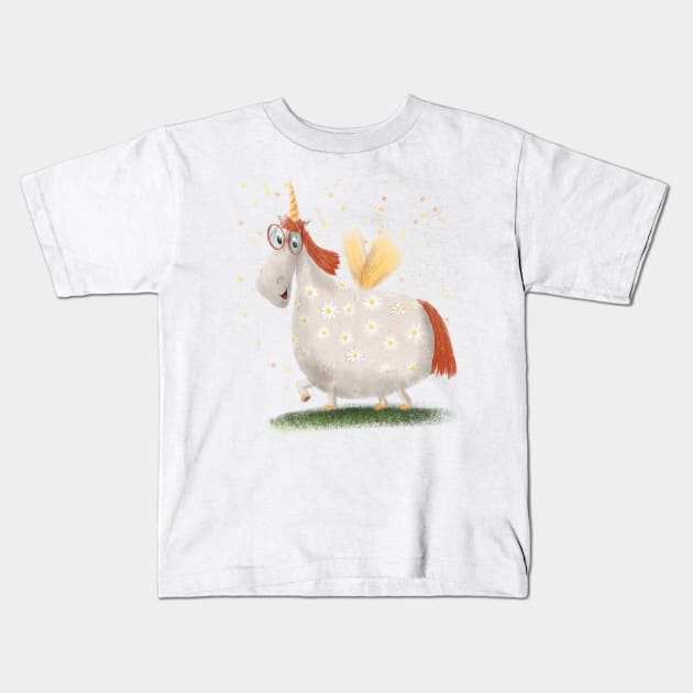 Magic unicorn Kids T-Shirt by Natali_pirart